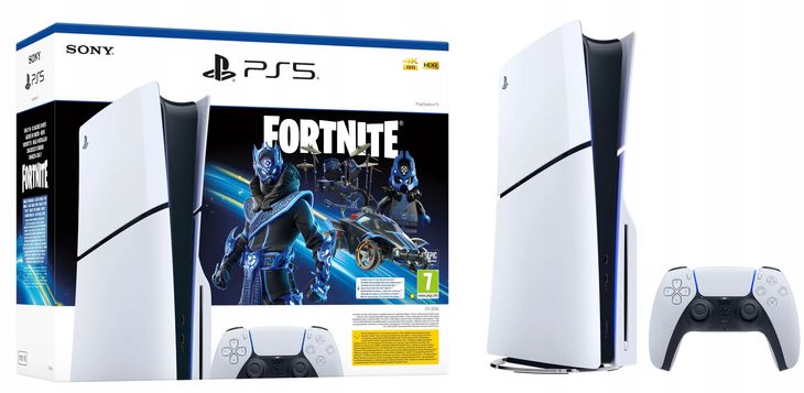 Konsola Sony PlayStation 5 Disc Edition Slim + Gra Fortnite