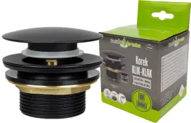 korek-wannowy-brodzikowy-klik-klak-czarny-mat