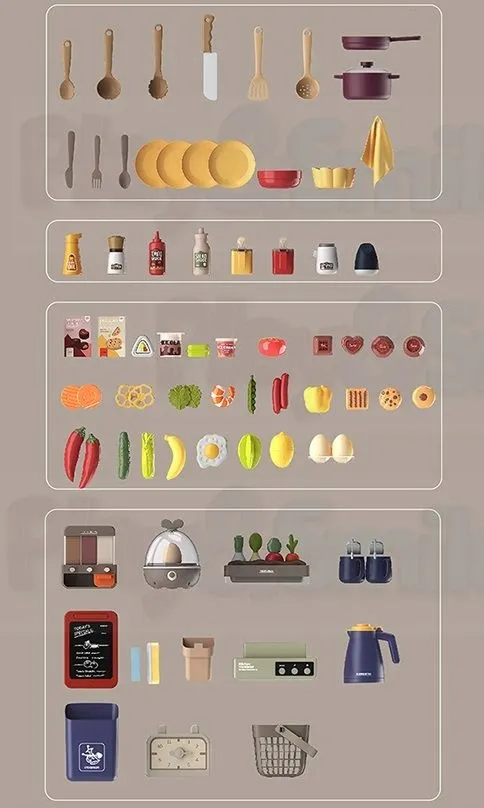 mega-duza-kuchenka-dla-dzieci-kuchnia-para-wodna-odglosy-kran-woda-jajowar-stan-nowy