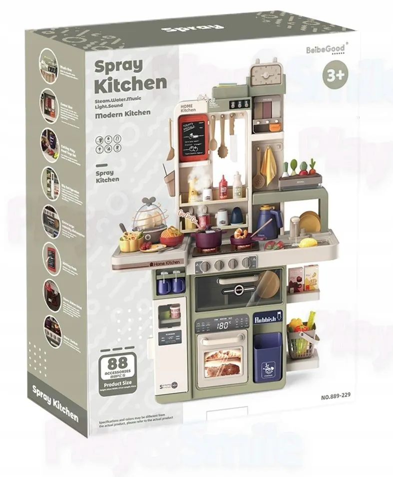 mega-duza-kuchenka-dla-dzieci-kuchnia-para-wodna-odglosy-kran-woda-jajowar-stan-nowy