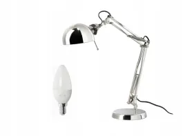 ikea-forsa-lampa-biurkowa-niklowano-zarowka