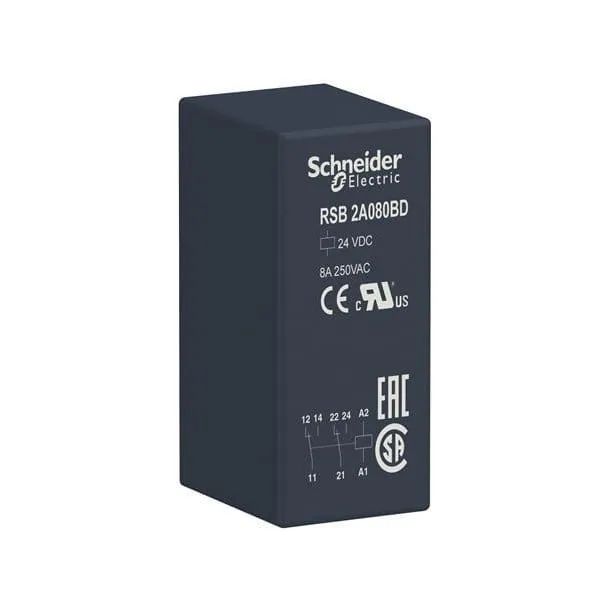 schneider-przekaznik-interfejsowy-2c-o-8a-24v-dc-prad-znamionowy-8-a