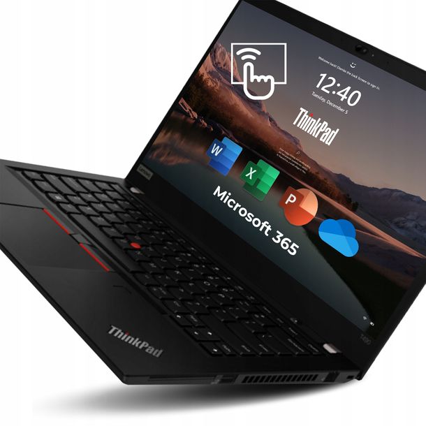 Wojskowy Ultrabook ThinkPad 14 T series! TOUCHSCREEN Czt.linii USB-C OFFICE