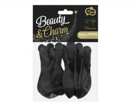 balony-pastelowe-beautyandcharm-czarne-30cm-10szt