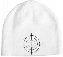 czapka-beanie-zimowa-fajny-nadruk-tarcza-cel