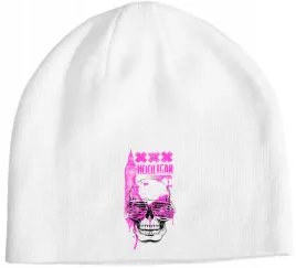 czapka-beanie-zimowa-fajny-nadruk-hooligan-czaszka