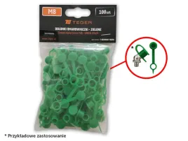 zestaw-oslonek-smarowniczki-m8-kolor-zielony-teger-sprzedawane-po-100szt