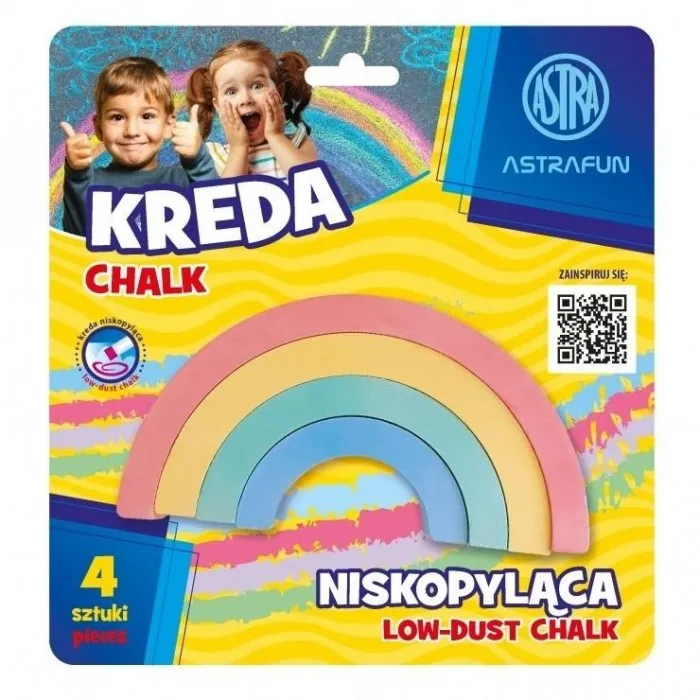 kreda-tecza-fun-astra-4-kolory-stan-nowy