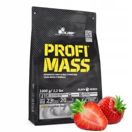 olimp-profi-mass-1000g-folia-zip-bulk-bialko-bcaa-witaminy-mct-truskawka