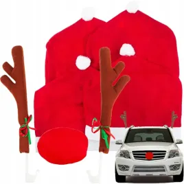 zestaw-samochodowy-swiateczny-rogi-renifera-nos-czapka-mikolaja-na-zaglowki