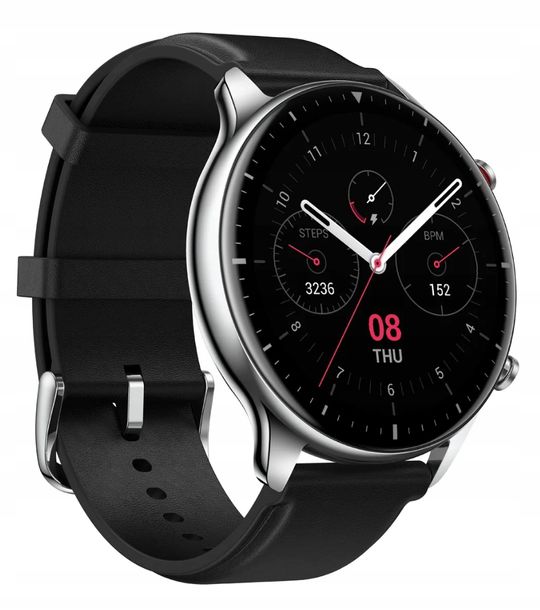 ﻿Smartwatch Zegarek AMAZFIT GTR 2 46mm GPS Tętno Nowa Wersja V2 czarny