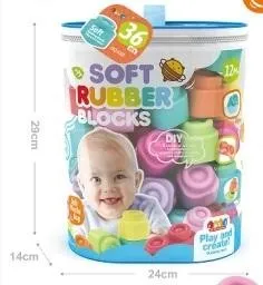 klocki-miekkie-36szt-stan-nowy
