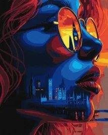 malowanie-po-numerach-zachod-slonca-w-londynie