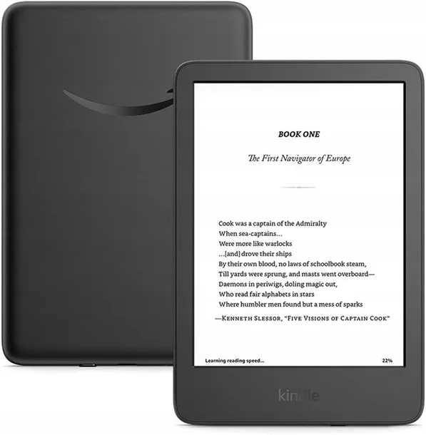 Czytnik Amazon Kindle 11th Gen 6 16GB Czarny, antyrefleksyjny wyświetlacz