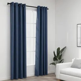 vidaxl-zaslony-stylizowane-na-lniane-2-szt-niebieskie-140x245-cm
