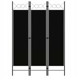 vidaxl-parawan-3-panelowy-czarny-120-x-180-cm