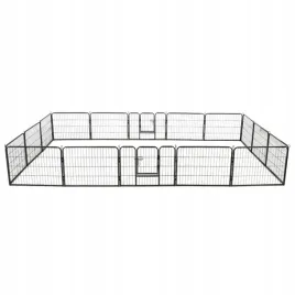 vidaxl-kojec-dla-psow-16-paneli-stalowy-60-x-80-cm-czarny