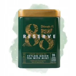 zielona-herbata-cejlonska-z-liscmi-miety-dilmah-85-reserve-20-torebek
