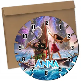 zegar-scienny-dzieciecy-imie-prezent-vaiana-moana-2-bajka-mikolaj-swieta