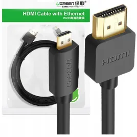 ugreen-kabel-przewod-hdmi-micro-hdmi-19-pin-2-0v-4k-60hz-30awg-15m-czarny