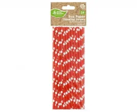 slomki-papierowe-czerwone-w-biale-groszki-24szt
