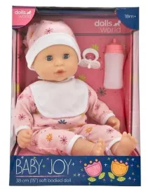 dolls-world-lalka-baby-joy-38cm-ubranko-rozowe