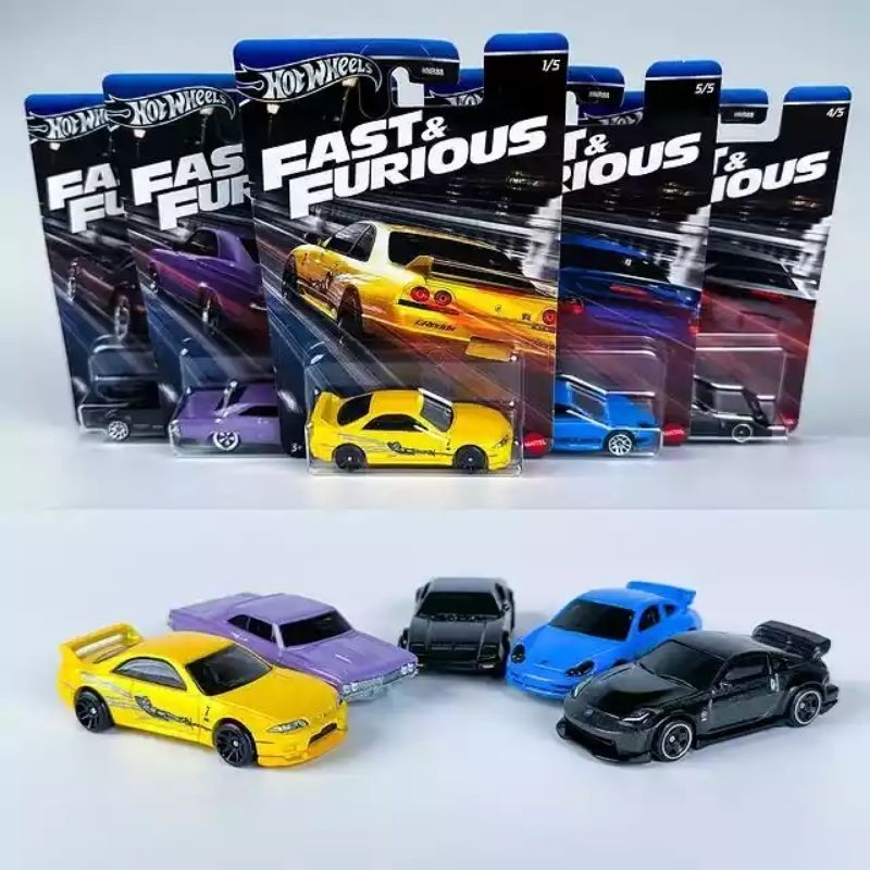 Hot Wheels Coffret 5 Véhicules Fast Furious, Jouet pour Enfant de