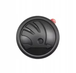 emblemat-logo-skoda-przod-tyl-superb-octavia-fabia-czarny-matowy-90-mm