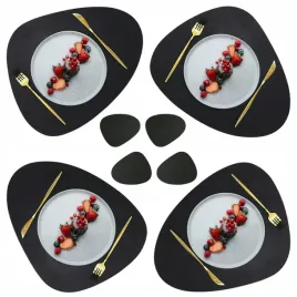 podkladka-na-stol-nowoczesna-czarna-mata-zestaw-4szt-duze-i-male-odporne