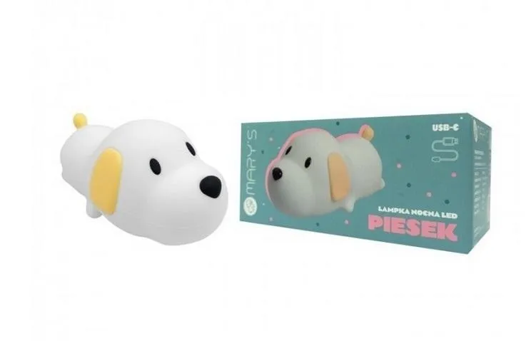 lampka-nocna-led-piesek-stan-nowy