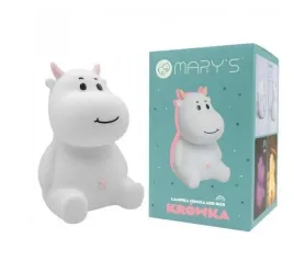 lampka-nocna-led-krowka-rozowa