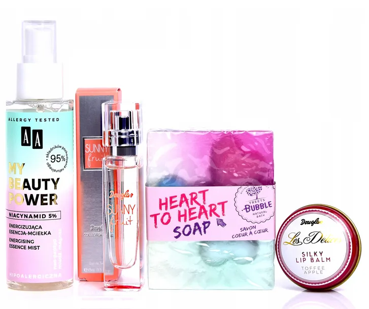 WODA TOALETOWA DLA NASTOLATKI + BALSAM DO UST ZESTAW KOSMETYKÓW