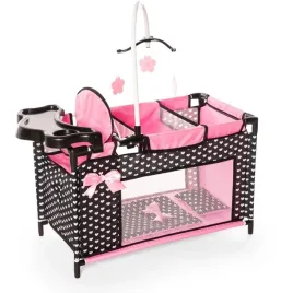 lozeczko-dla-lalki-czarne-z-akcesoriami