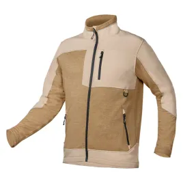 bluza-softshell-outdoor-bezowa-rozmiar-m