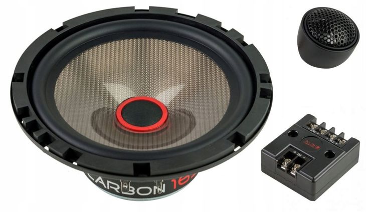 ﻿ZESTAW Głośników Audio System CARBON 165 - 165mm 16,5cm 2x80W DWUDROŻNE