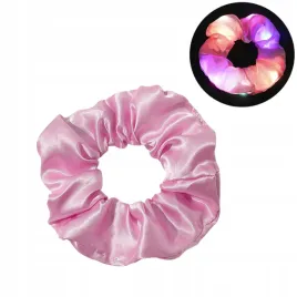 gumka-do-wlosow-frotka-led-swiecaca-scrunchie-pink