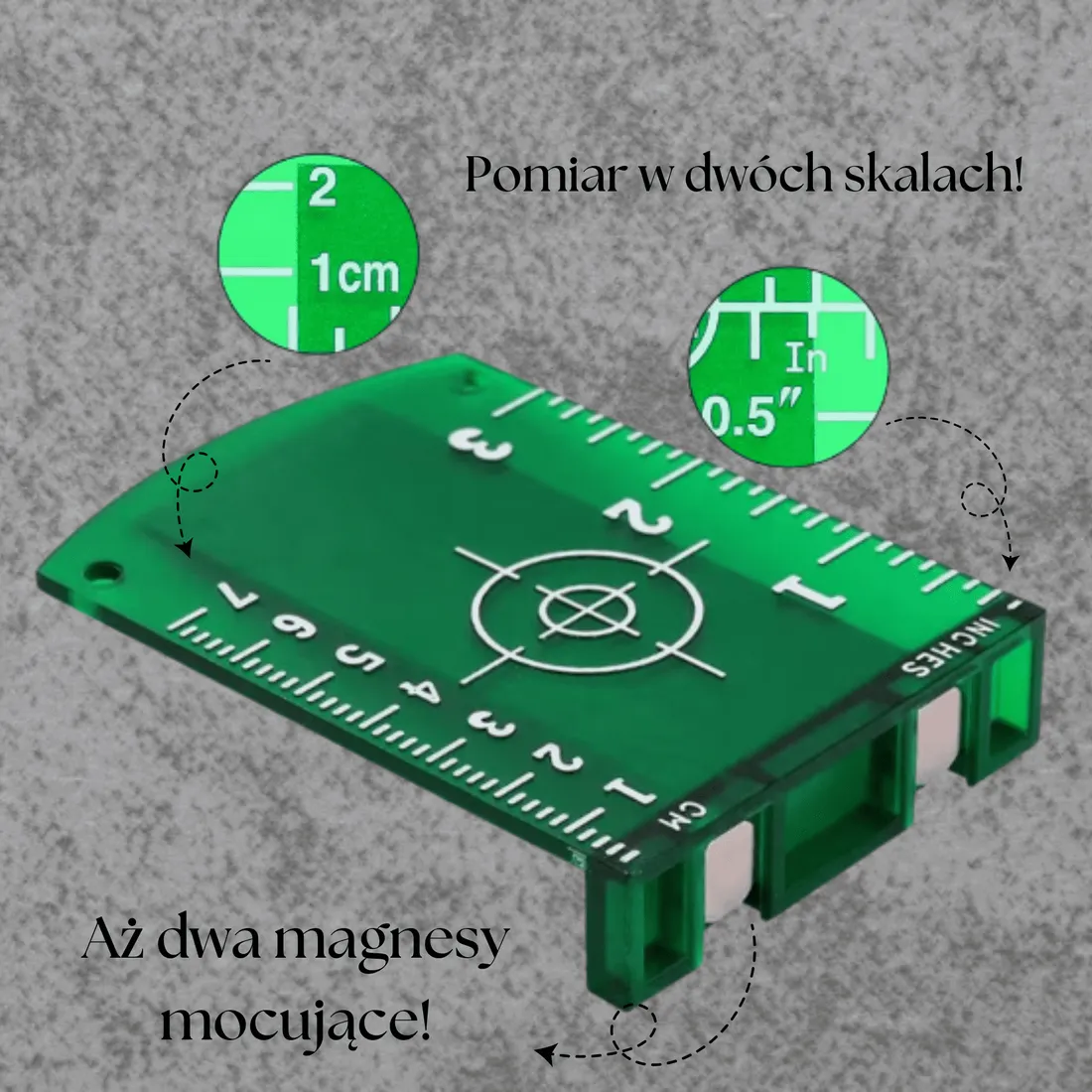 tarcza-do-lasera-zielona-stan-nowy