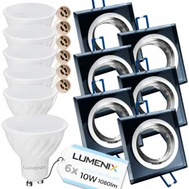 6x-oprawa-ruchoma-kwadrat-szklana-czarna-zarowka-gu10-led-10w-neutralna
