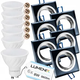 6x-oprawa-ruchoma-kwadrat-szklana-czarna-zarowka-gu10-led-8w-neutralna