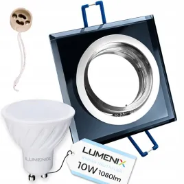 zestaw-oprawa-ruchoma-kwadrat-szklana-czarna-zarowka-gu10-led-10w-neutral