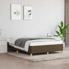 vidaxl-rama-lozka-bez-materaca-ciemnobrazowa-140x200-cm-tkanina