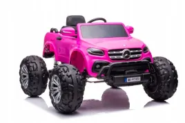 samochod-lean-toys-czarny-rozowy