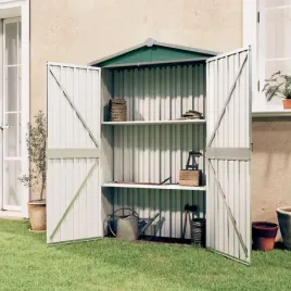vidaxl-szopa-ogrodowa-zielona-116x45x175-cm-stal-galwanizowana