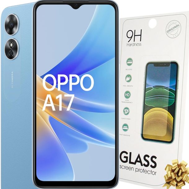 ﻿Smartfon Oppo A17 4/64GB 60Hz | CPH2477| Niebieski | SZKŁO HARTOWANE GRATIS