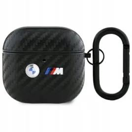 bmw-carbon-double-metal-logo-etui-airpods-4-czarny