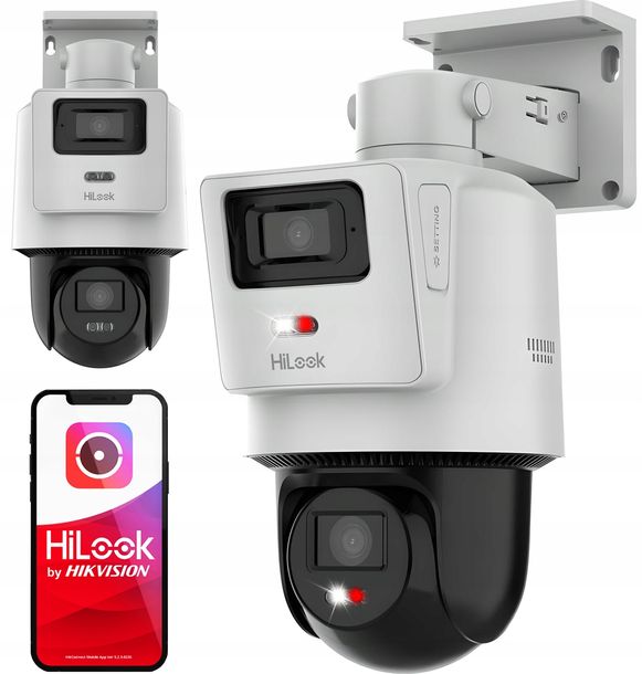 Kamera Obrotowa IP 4MPx+4MPx TandemVu PTZ-N2D400M-DE/14 HiLook by Hikvision