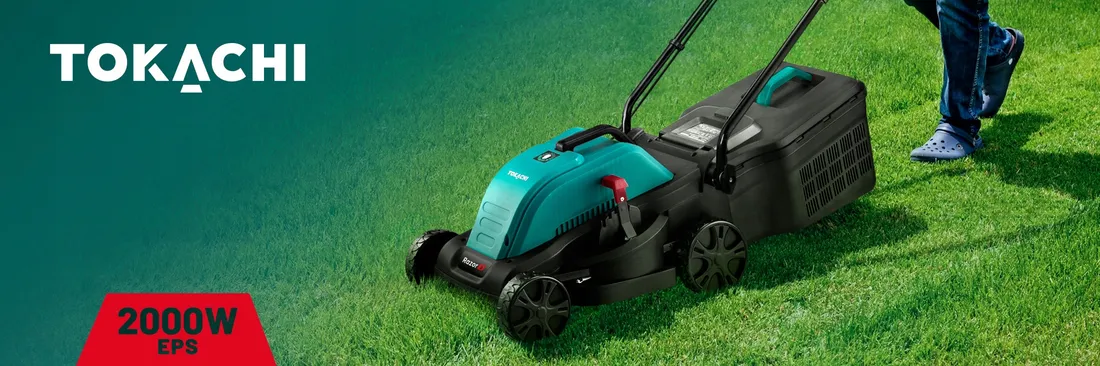 MOCNA KOSIARKA ELEKTRYCZNA DO TRAWY 2000W DUŻY KOSZ 33CM INDUKCJA