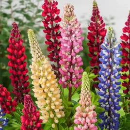 lubin-trwaly-russel-mieszany-wieloletni-dekoracyjne-liscie-i-kwiaty-nasiona