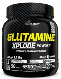 olimp-glutamine-xplode-500g-glutamina-aminokwasy-leucyna-pomarancza