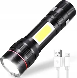 mala-mocna-latarka-taktyczna-led-cob-zoom-t6-mini-usb